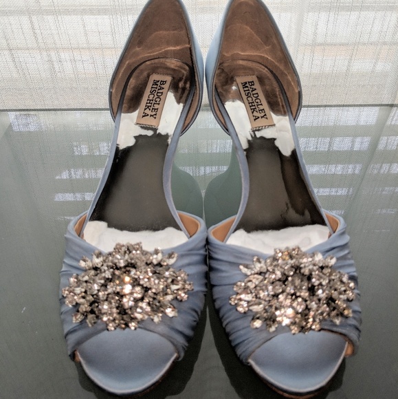 Badgley Mischka Wedding Sabine peep toe heels 7 - Picture 5 of 5